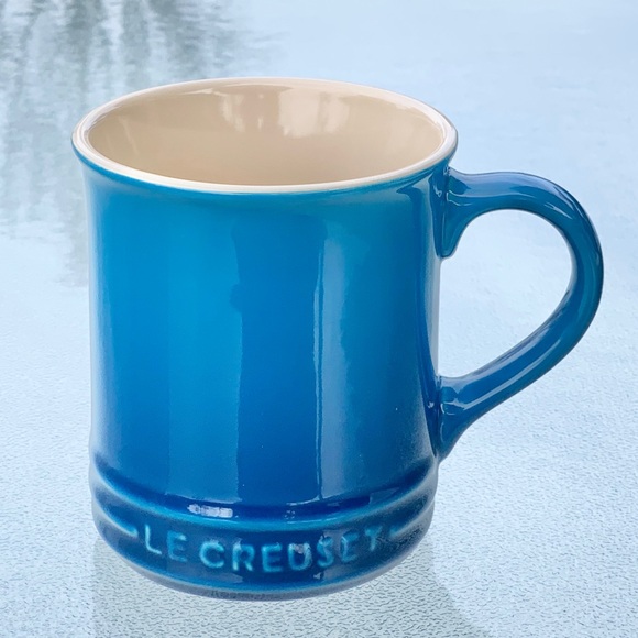 Le Creuset Coffee Mug ~ Marseille/Blue - Picture 1 of 6